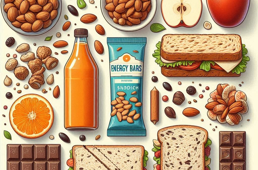 Alimentos para una ruta senderista